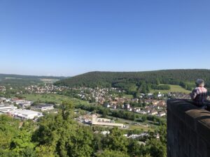 Aussicht von der Plassenburg über Kulmbach und die Umgebung