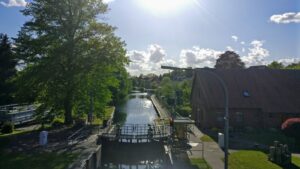 Die Schleuse von Plau am See