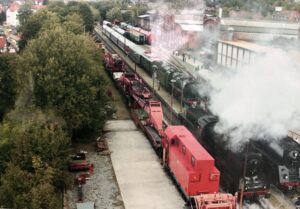 Dampflok im Dampflokwerk Meiningen