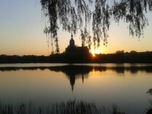 Abendstimmung am Ufer