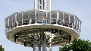 Auf der Aussichtsplattform
