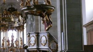 Barocke Kanzel im Detail