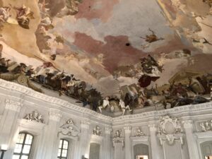 Das große Deckenfresko von Giovanni Battista Tiepolo