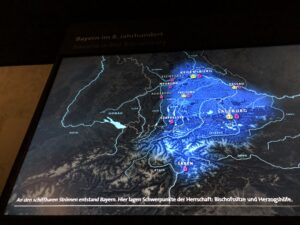 Darstellung der historischen Bischofssitze