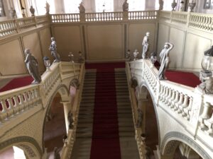 Das monumentale Treppenhaus der Würzburger Residenz