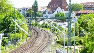 Unterwegs an der Bahnstrecke