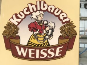 Klassisches Weißbier der Brauerei