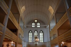 Der Innenraum der Bachkirche mit seinen Emporen