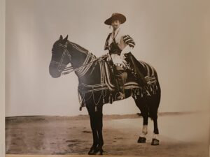 Historische Fotografie eines Reiters