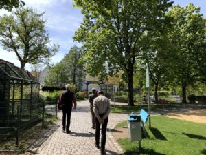 Spaziergang durch den Ruselgarten unterhalb der Plassenburg