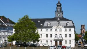 Das Rathaus von Saarbrücken