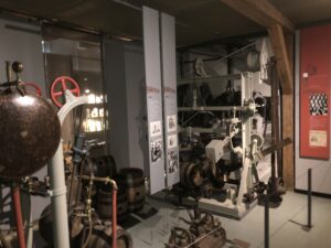 Historische Maschinen im Bayerischen Brauereimuseum Kulmbach