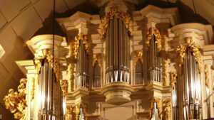 Nahaufnahme der prachtvollen Orgel