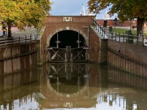 Die Sielanlage von Greetsiel