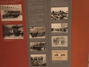 Historische Transportmittel für Bier und Brauereiprodukte