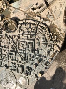 Eine Maquette der Arena
