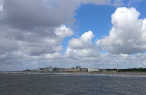 Bei kräftigem Wind unterwegs