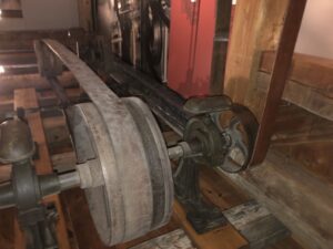 Antriebstechnik als Teil der alten Brauereimaschinen