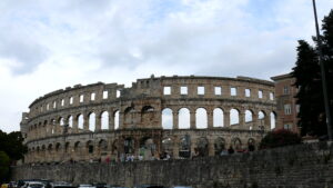 Noch ein Blick auf die Arena