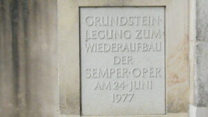 Ein historischer Grundstein