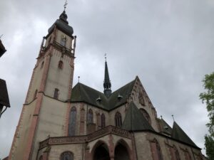 Gotischer Kirchturm und Dachreiter