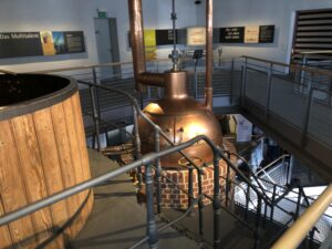 Weitere Ansicht der Würzepfanne im historischen Sudhaus