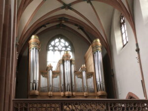 Detailansicht der Orgelpfeifen