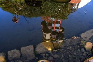 Wasser und Architektur im Zusammenspiel