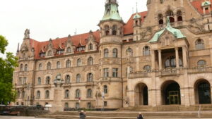 Noch ein Blick auf das Rathaus