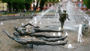 Noch ein Blick auf den Brunnen
