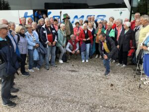 Gruppenbild der Reisegesellschaft am Ende der Tour