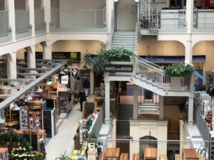 Letzter Blick auf die Shoppingmeile