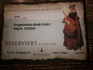 Kulinarisches im Sophienkeller
