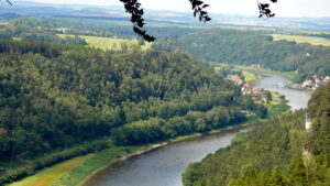 Blick auf die Elbe