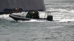 Noch ein Schiff im Einsatz
