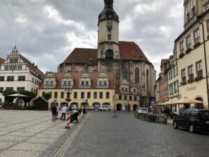 Der Marktplatz von Naumburg