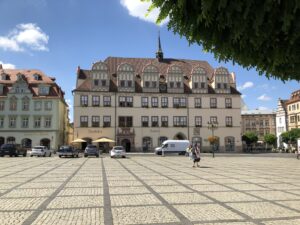 Letzter Blick auf den Marktplatz