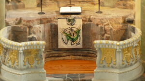 Die Kanzel der Frauenkirche
