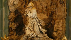 Eine Figur des Anbeters