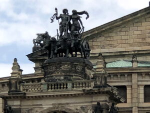 Die Quadriga auf dem Schloss