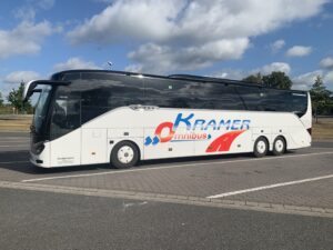 Unser komfortabler Reisebus