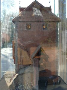 Historisches Modell im Museum
