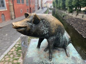 Noch ein Blick auf die Schweinebrücke
