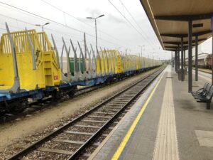 Noch ein Blick auf den Bahnhof