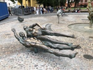 Bronzeskulptur in Rostock