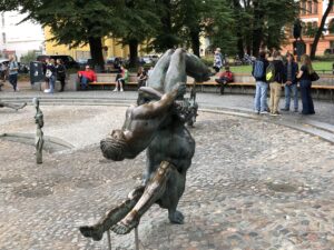 Bronzeskulptur in Rostock