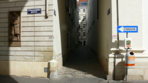 Noch ein Blick in die Jesuitengasse