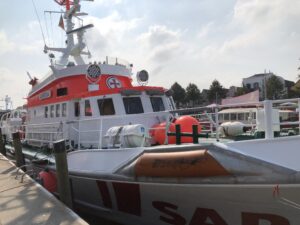 Traditionsschiff im Rostocker Hafen