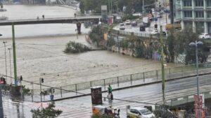Hochwasser am Schwedenplatz